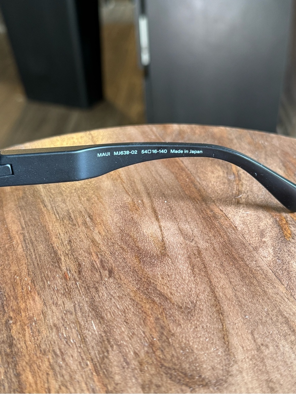Maui Jim Matte Black Polarized Wayfarer Sunglasses - Picture 5 of 12